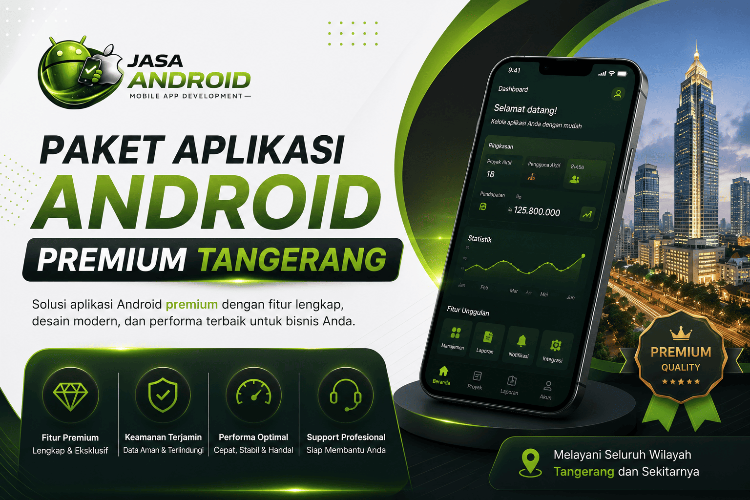 Paket Aplikasi Android Premium Tangerang: Solusi Digital Eksklusif untuk Bisnis yang Ingin Tumbuh Lebih Cepat